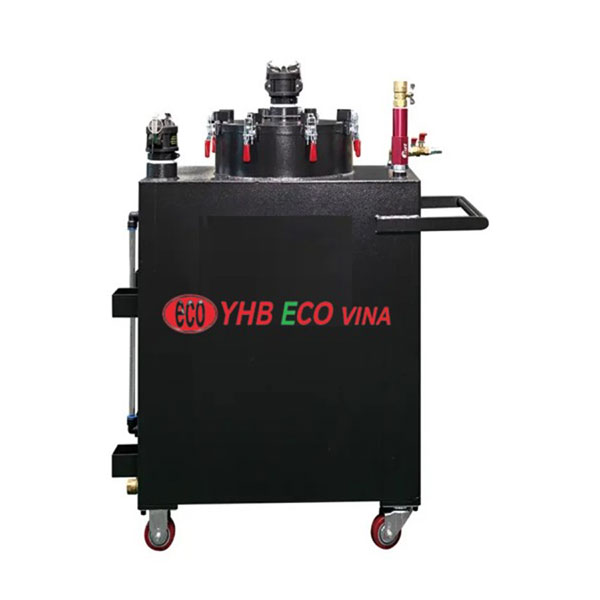 máy làm sạch chip thùng dầu