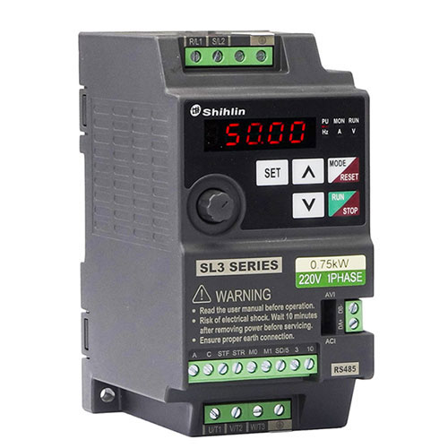 Biến tần Shihlin SL3-021-0.75K 0.75kW 1 Pha 220VAC